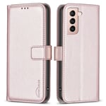 BF17 Plånboksfodral för Samsung Galaxy S21 - Rose gold