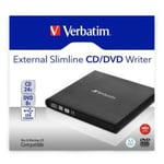 Ulkoinen tallennin Verbatim Slimline CD/DVD 24x