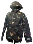 Joules 200271 Coast Print Grey Floral Waterproof Hooded Raincoat Coat Jacket 6