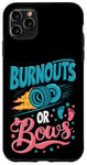 Coque pour iPhone 11 Pro Max Burnouts or Bows Gender Reveal Party Baby Announcement