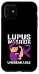 Coque pour iPhone 11 Lupus Warrior Lupus Sensibilisation au Lupus Incassable