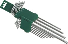 Jonnesway Torx Nøkkel Type "L" Sett 9 Stk. Ekstra Lang Telefon H16109s