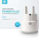 Smart Power Plug 16A Wifi Phone Remote Control Power Monitoring For Set