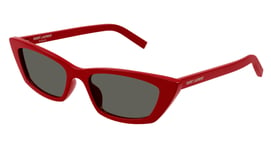 Saint Laurent SL 277 012 Red Cat Eye Sunglasses Unisex