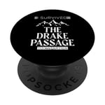 Survived Drake Passage To Antarctica Traveler Adventure PopSockets Swappable PopGrip