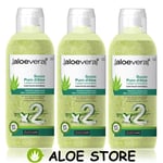 ZUCCARI [ Aloe Vera ] 2 - Jus De Pur D'Aloe Avec Pulpe 3x1000ml + Savon Naturel