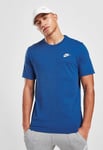 Nike Sportswear Club Mens T Shirt in Blue Jersey - Size Small