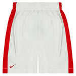 Nike Dri-Fit Supreme Basketball Shorts White Womens Stretch Bottoms 119803 101 - Size X-Large