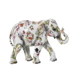 Alexandra House Living Figurine décorative Multicolore en Plastique éléphant 11 x 18 x 24 cm