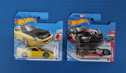 Hot Wheel 2021 CUSTOM 18 FORD MUSTANG GT HW DRIFT & HONDA Prelude Yellow 125/250