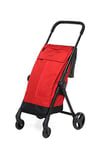 Foppapedretti Go Fast Chariot de Courses Pliable Rouge