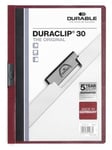 DURABLE Clip-Mappe Durable Duraclip 2200 f.30BL Farbe: aubergine/31   [20]