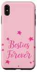 Coque pour iPhone XS Max Jolies étoiles avec inscription « Best Friends For Besties Forever Friend »