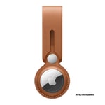 Apple AirTag Leather Loop - Saddle Brown