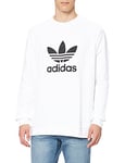 Adidas Trefoil Crew Sweatshirt - White, X-Large