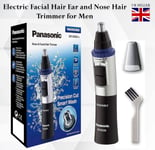 Panasonic Electric Nose, Ear and Facial Hair Trimmer for Men, Battery-Powered