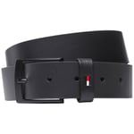 Ceinture Tommy Hilfiger  Ceinture en cuir homme  Ref 59237 BDS Noir