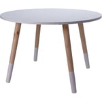 KidCollection - Table enfant en bois - 60 x 60 x 41 cm - Blanc