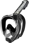 Cressi Baron Full Face Mask - Integral Anti Fog Snorkel Mask,Comfortable Face Mask with Exhalation Valve and Dry Snorkel, Unisex