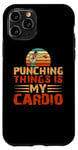 Coque pour iPhone 11 Pro Punching Things Is My Cardio Martial Arts