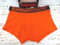 SUPERDRY 1pk Athletic Core Boxer Trunk Mens Orange Size M Underwear BNIB