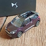 MINIATURE CITROËN DS 3 Cabrio Whisper Purple 2014 - 1/64ème - NOREV