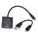 DUST Adapt. HDMI Male/VGA Femelle (HD15) + audio #