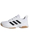 adidas Women's Ligra 7 Indoor Handball Shoe, FTWR White/core Black/FTWR White, 8 UK