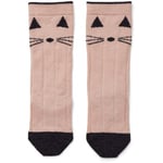 Liewood Sofia wool knee socks 1pk – cat rose - 17/18