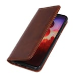 HAOTIAN Case for Samsung Galaxy S20 FE 4G/5G Wallet, with [Cash and Card Slots] [Kickstand] [Magnetic Function] Folio Flip Cover Case, Cowhide PU Leather Cover for Samsung Galaxy S20 FE 4G/5G, Coffee