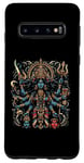 Coque pour Galaxy S10 Kali Hindou Goddess Of Death Warrior Mother Fierce