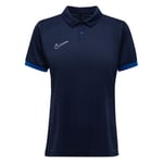 Nike Piké Dri-FIT Academy 25 - Navy/Blå/Vit Dam, storlek X-Large