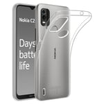 32nd Clear Gel Series - Transparent TPU Case Cover For Nokia C21 Plus