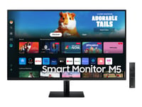 Samsung S27dm500eu - M50d Series - Led-Skjerm - Smart - 27" - 1920 X 1080 Full Hd (1080P) @ 60 Hz - Va - 250 Cd/M² - 3000:1 - Hdr10 - 4 Ms - 2Xhdmi - Høyttalere - Svart