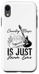 Coque pour iPhone XR La musique country, c'est juste Farm Emo