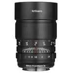 7Artisans 60mm f/2.8 Macro 2x Sony E-mount. Full frame. Manuell fokus. Sort