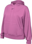 Nike DQ5858-675 Sportswear Phoenix Fleece Sweatshirt Women's PLAYFUL PINK/BLACK Size S-T