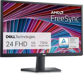 Se2422Hx 24"" Full Hd (1920X1080) Écran Pc, 75Hz, Va, 5Ms, Amd Freesync, Hdmi, Vga, Garantie 3 Ans, Noir