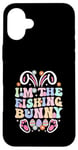 Coque pour iPhone 16 Plus Thème de Pâques I'm the Fishing Bunny