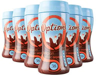 Options Orange Hot Chocolate Drink (Multipack of 6 x 220g Jars)