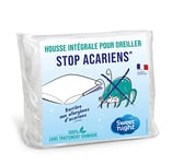 SWEET NIGHT Sweetnight - Protège Oreiller Stop Acariens 60x60 cm | Anti-acariens et Anti-Punaise de lit | Housse intégrale pour Oreiller avec Fermeture éclair | sans Traitement Chimique