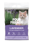 Cat Litter Lavender 10 kg - Lavendel - Kissat - Kissanhiekka ja kuivikkeet - Paakkuuntuva kissanhiekka - FourFriends