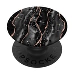 support popgrip marbre noir dorée - marbre noir et or PopSockets PopGrip Adhésif