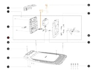 Corps Station De Charge I108E ORIGINALE BLUEBIRD Robot Tondeuse AB12.02.00.0132