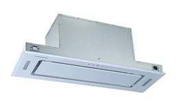 Cookology Canopy Cooker Hood 90cm Built-In Touch Extractor - White BUGL900WH/A+