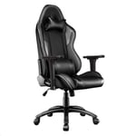 FTFTO Home Accessories Game Chair Office Computer Chair Ergonomic Back And Seat Height Adjustable Recliner Rotating Seat with Headrest And Lumbar Pillow