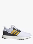 adidas Ubounce Men's Trainers, White/Black/Yellow