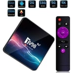 Boîte TV Android TV98 - Android 12.1 H313 4K 60FPS HDR10 Quad Core 2G + 16G 2.4G&5G - Google Store