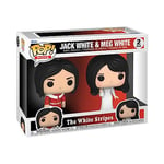 Funko Pop! Rocks: The Meg White Stripes 2pk - The White Stripes - Figurine en Vinyle à Collectionner - Idée de Cadeau - Produits Officiels - Jouets pour Les Enfants et Adultes - Music Fans