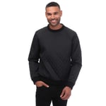 Armani Mens Crewneck Sweatshirt in Black - Size Large